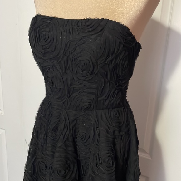 High Low Strapless Gown - Picture 2 of 5